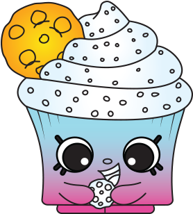 Creamy Cookie Cupcake Is A Shopkin That Was Introduced - Creamy Cookie Cupcake Shopkin (400x400)