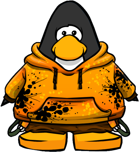 Club Penguin Wiki Clip Art - Club Penguin Blue Hoodie (548x600)