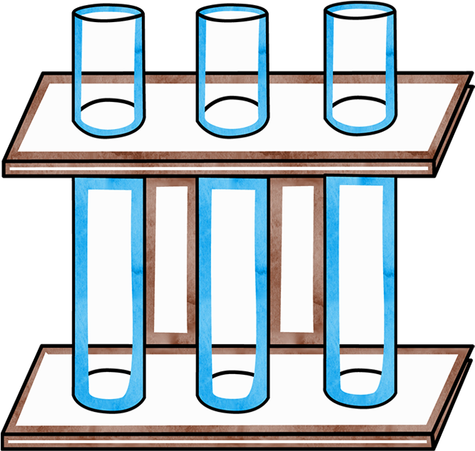 Test Clip Art For Kids - Test Tube Rack (700x700)