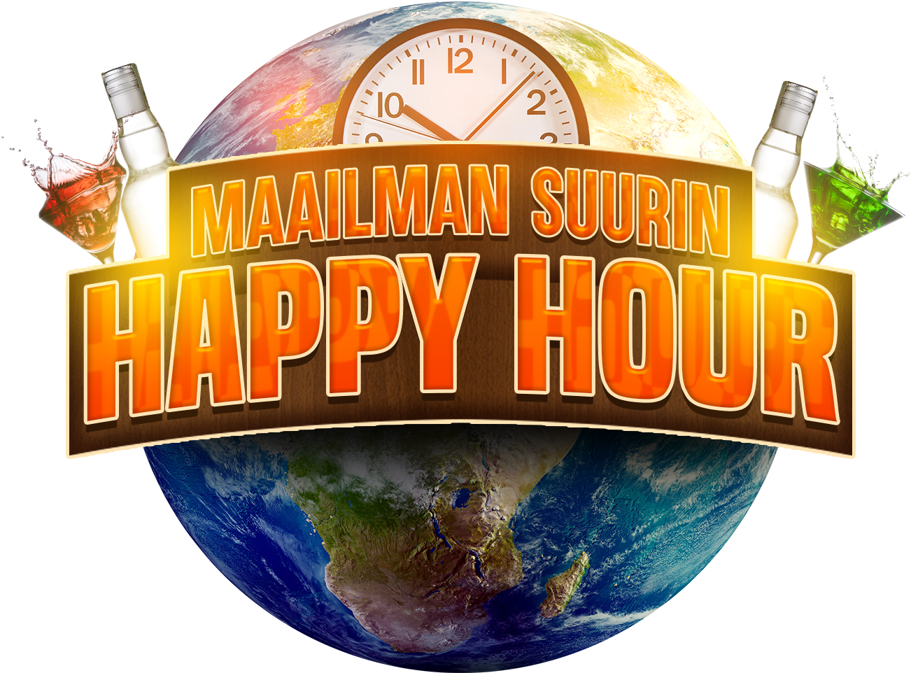 Maailman Suurin Happy Hour Logo Transparent - Maailman Suurin Happy Hour (1310x970)