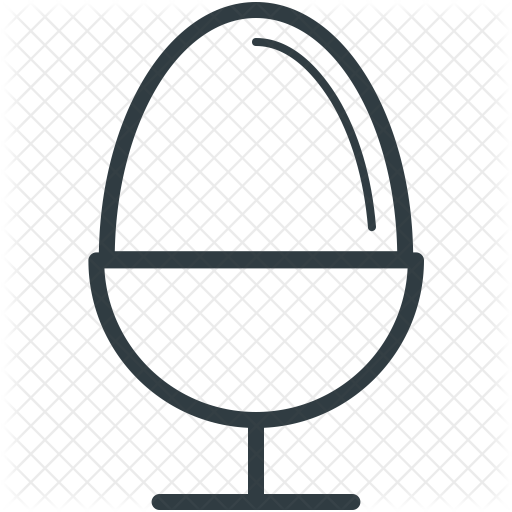 Egg Icon - Soft-boiled Egg (512x512)