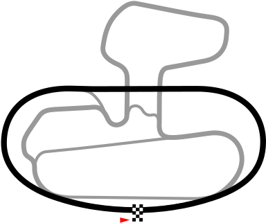 Nascar Winston Cup Series - Texas World Speedway Map (400x344)