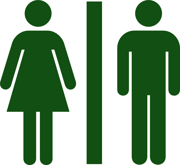 Men And Women Symbol Green (600x553)