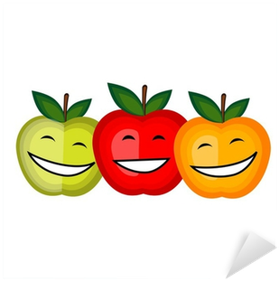 Funny Fruits Smiling Together For Your Design Sticker - Design (400x400)