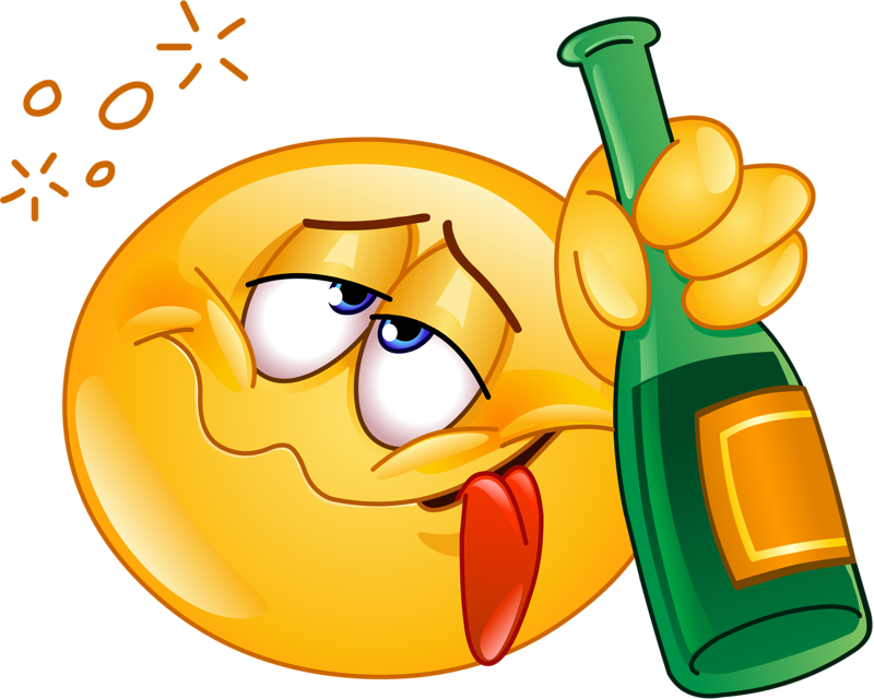 Emoticon Smiley Alcohol Intoxication Clip Art - Emoticon Smiley Alcohol Intoxication Clip Art (800x640)