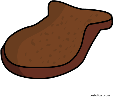 Slice Of Brown Bread, Free Png Clip Art - Brown Bread (450x450)