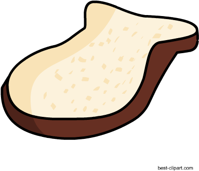 Slice Of White Bread, Free Clipart - White Bread (450x450)
