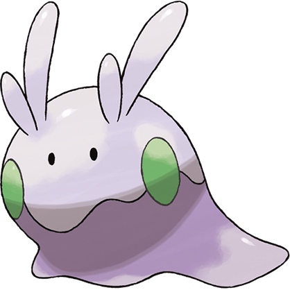 #goomy From The Official Artwork Set For #pokemon X - Poison Dragon Type Pokemon (418x418)