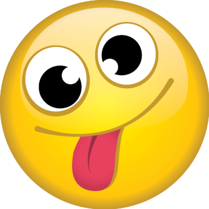 Silly Face Emoji Golf Balls - Silly Face (700x700)