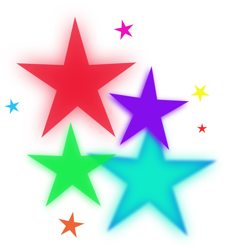 Stars Clipart - Different Types Of Slime (800x876)