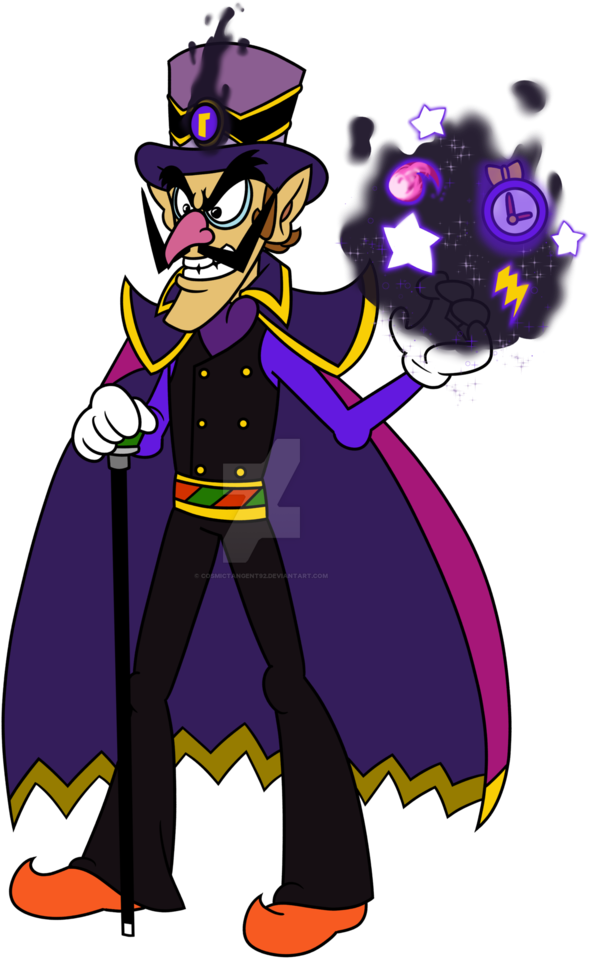 Sorcerer Waluigi By Cosmictangent92 - Waluigi (799x1000)