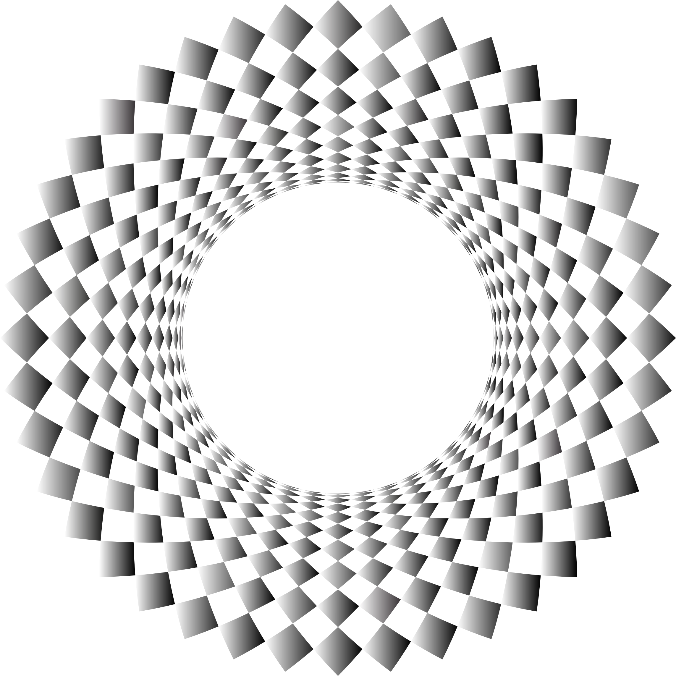 Checkered Frame 2 3 No Background - Dotted Concentric Circleds (2286x2286)