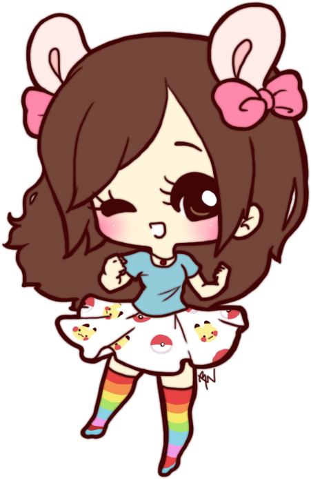 Imagenes De Muñequitas De Dibujos - Anime Kawaii Facil De Dibujar (451x694)