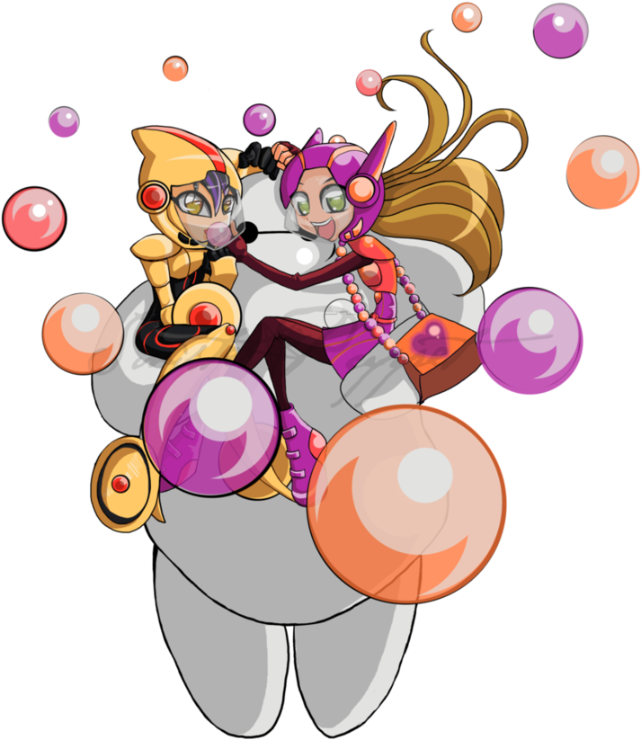 Big Hero 6 Hugs By Sinister-puppet - Big Hero 6 Bubblegum (899x888)