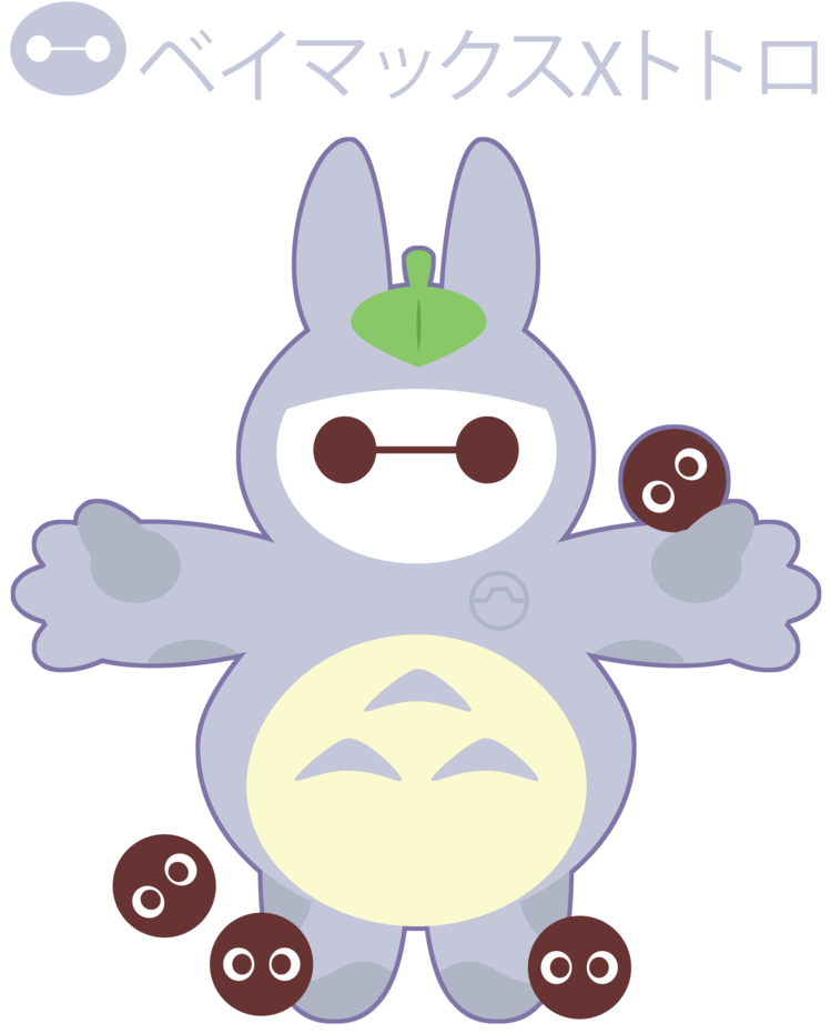 R Fakonwolf 992 126 Baymax's Totoro Cosplay By Itachi - Fan Art (800x957)