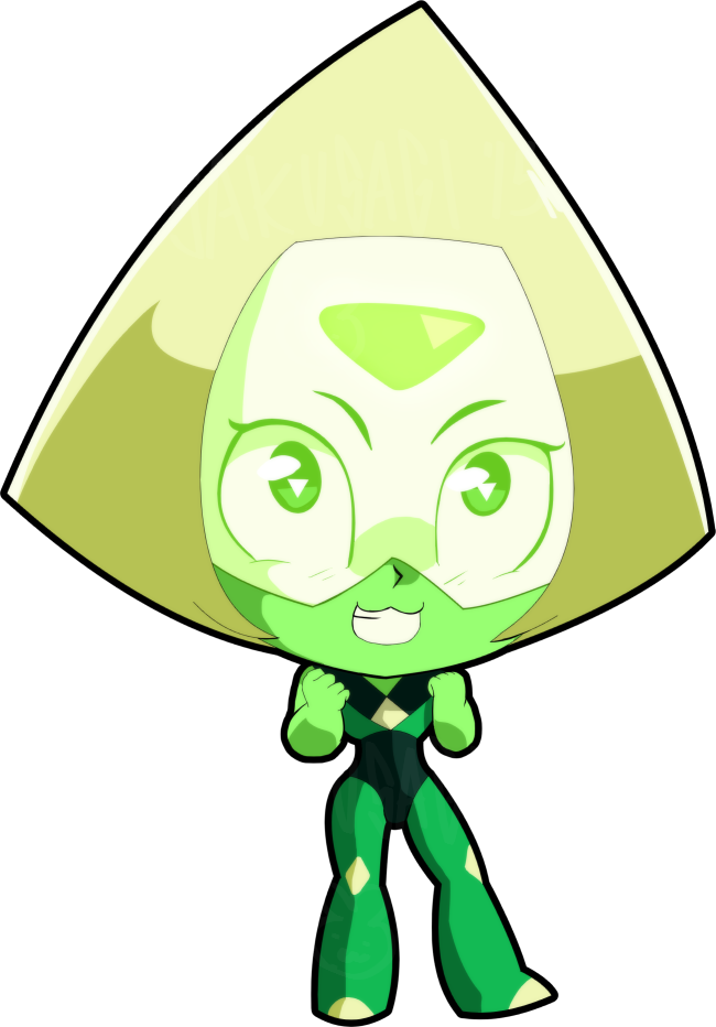 Chibi Su Peridot By Sakusagi - Steven Universe Chibi Peridot (650x932)
