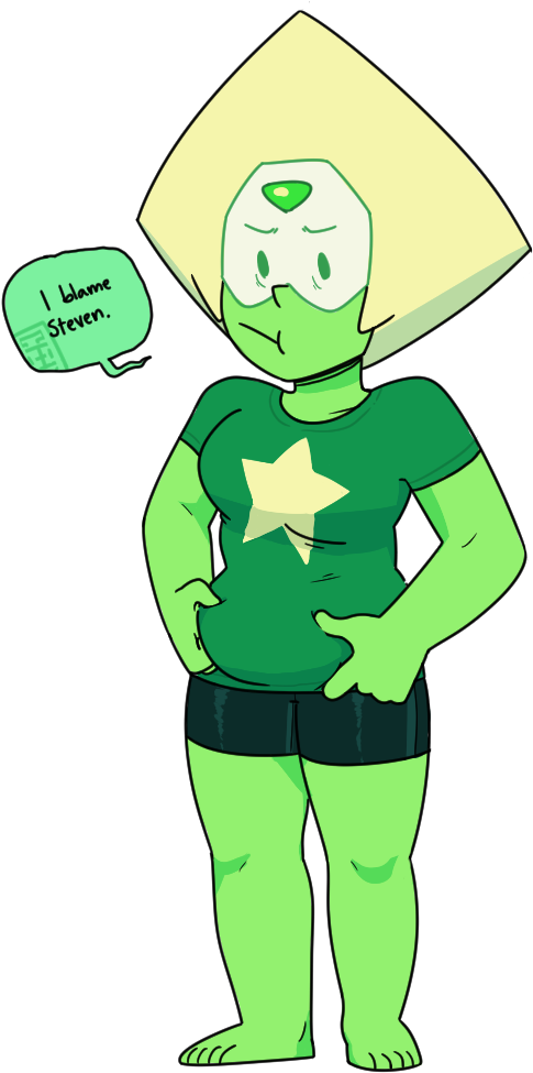 Blame Steven Green Clothing Fictional Character Vertebrate - Fat Steven Universe Characters (706x1042)