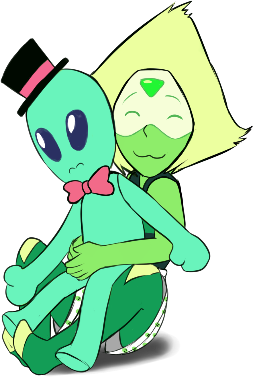 Peridot Alien By Yuehana Peridot Alien By Yuehana - Peridot Con Su Alien (1024x1446)