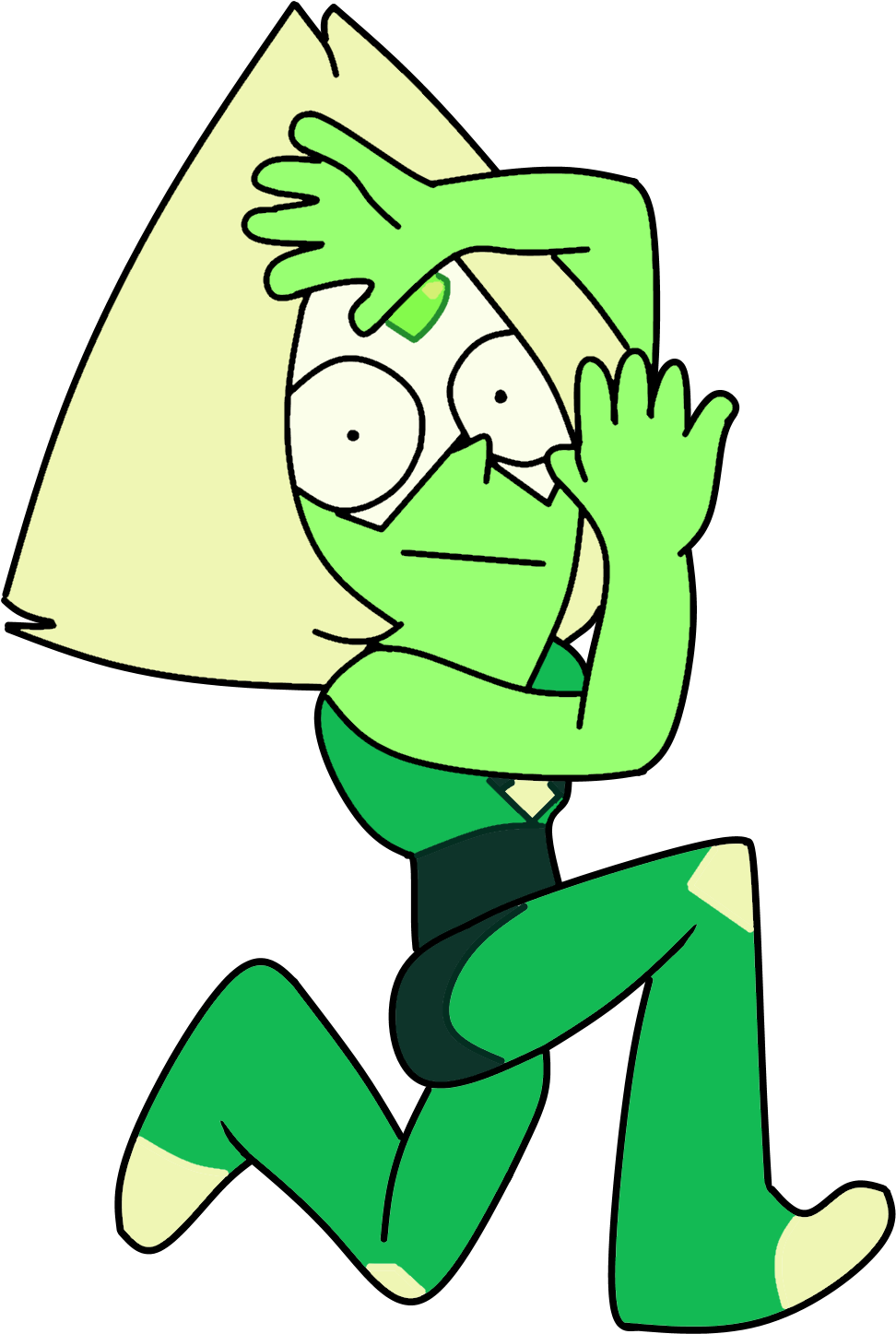 Bad Peridot Png - Steven Universe Peridot (1420x1585)
