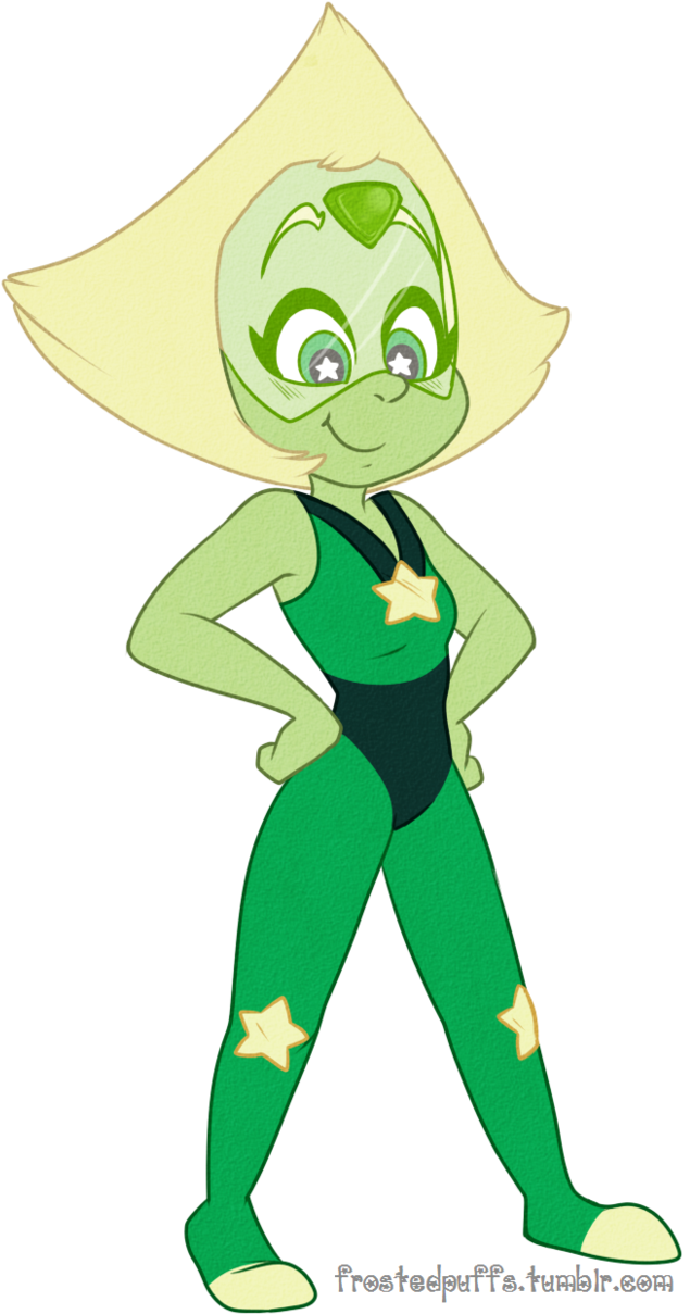 A Proud Peridot By Frostedpuffs - Cartoon (655x1220)