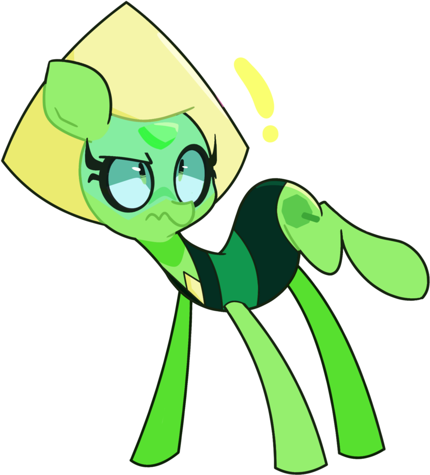 Turtlefarminguy, Crystal Gems, Exclamation Point, Peridot - Peridot Steven Universe (922x1024)