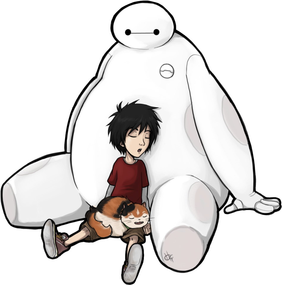 More Big Hero 6 Fanart > - Sitting (1280x1170)