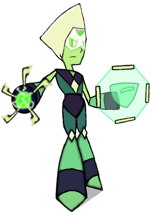 Attack The Light - Garnet Steven Universe Peridot (500x700)