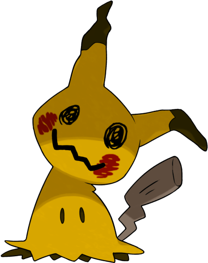 What If Mimikyu's Shiny Form Has The Coloration Of - Mimikyu Pika Ghost Poke Go T-shirt (540x540)