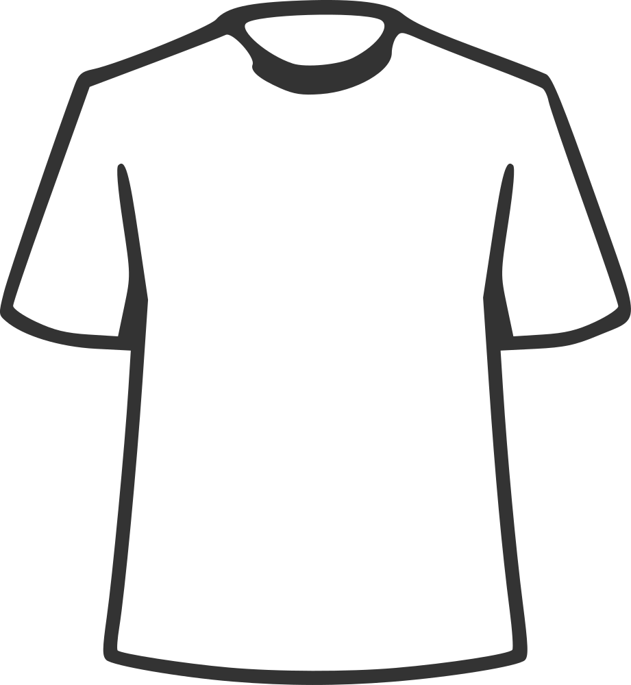 T-shirt Hoodie Clip Art - Contorno De Una Camiseta (921x1000)