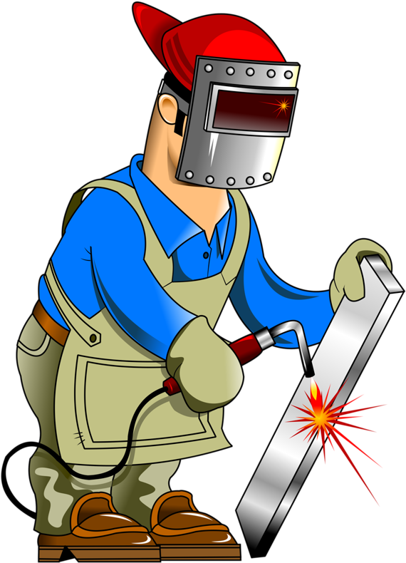 Welder Gas Tungsten Arc Welding Clip Art - Welder Clipart (576x800)