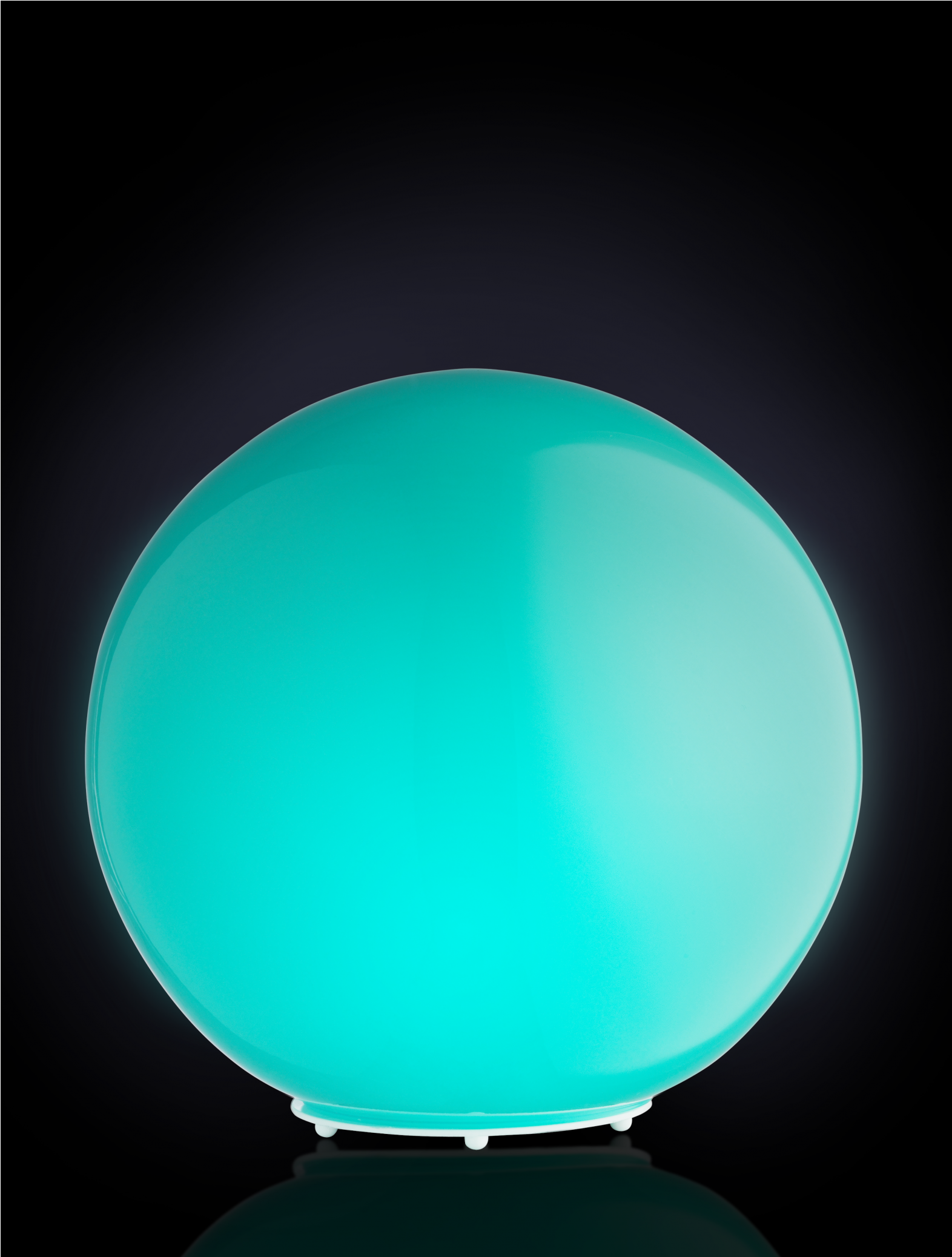 Louie Table Lamps Turquoise Blue Glass - Sphere (1746x2560)