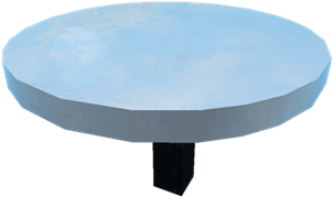 Glass Table - Coffee Table (420x420)