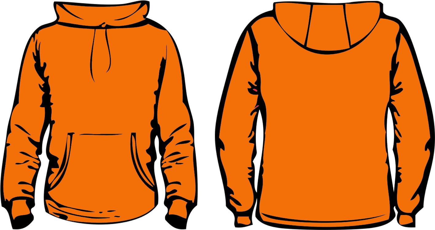 Hoodie Orange - Hoodie Orange (1500x750)