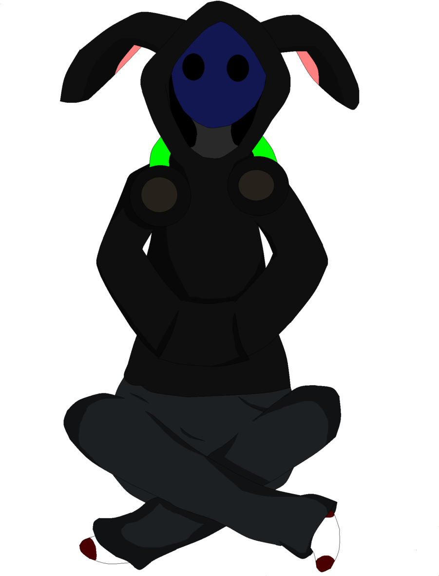 Eyeless Jack Clipart Hoodie - Eyeless Jack As A Bunny (900x1200)