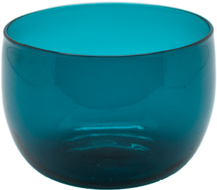 Vintage Teal Glass Finger Bowl - Bowl (1024x1024)