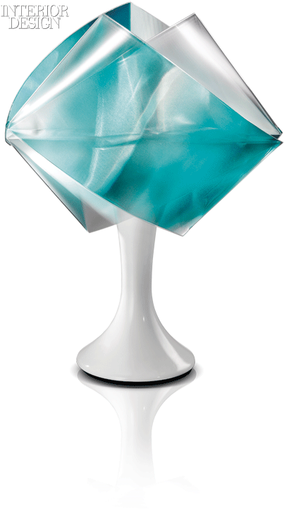 Gemmy Prisma Table Lamp In Steel And Lentiflex Polycarbonate - Slamp Gemmy Prisma Table Lamp - Gold (438x770)