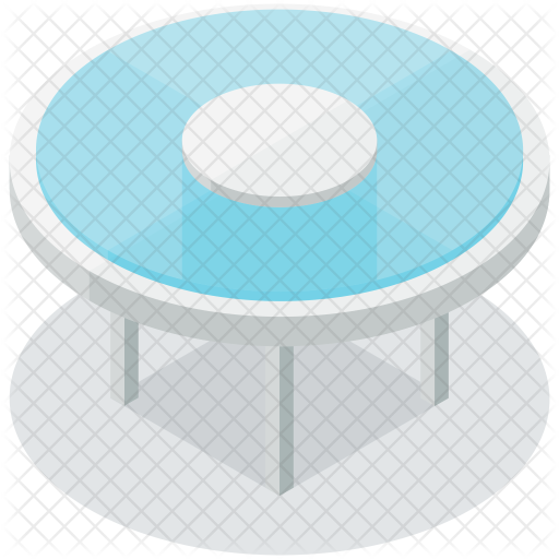 Glass Table Icon - Circle (512x512)