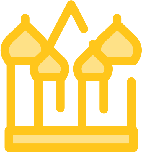 Cathedral Of Saint Basil Free Icon - Cathedral (512x512)