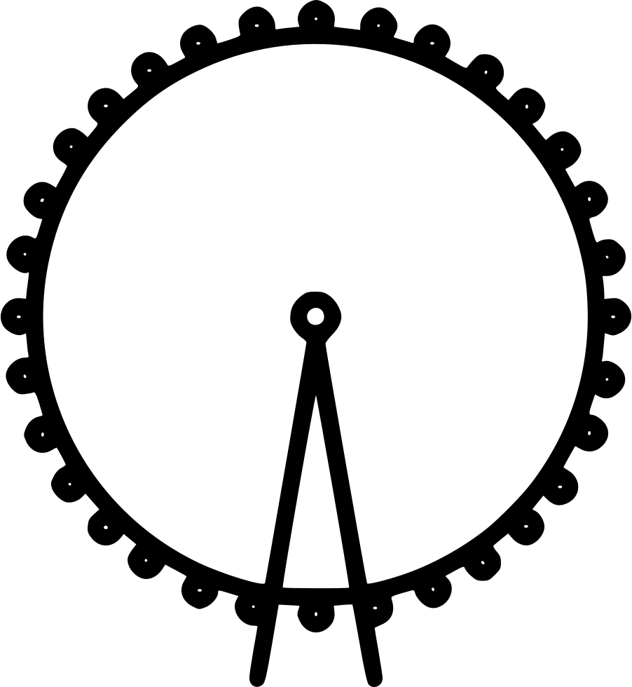 Png File Svg - London Eye Png (902x980)