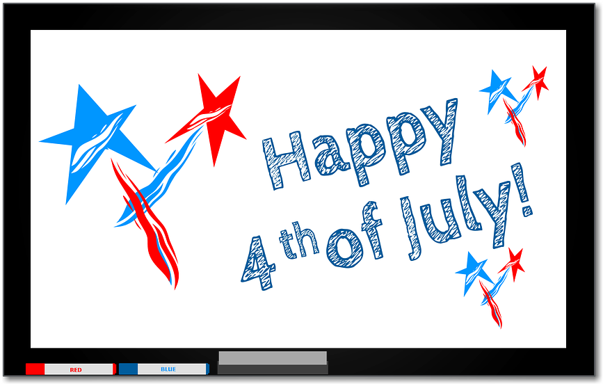 4th Of July - Amerikanischer Unabhängigkeitstag #2 Karte (960x640)