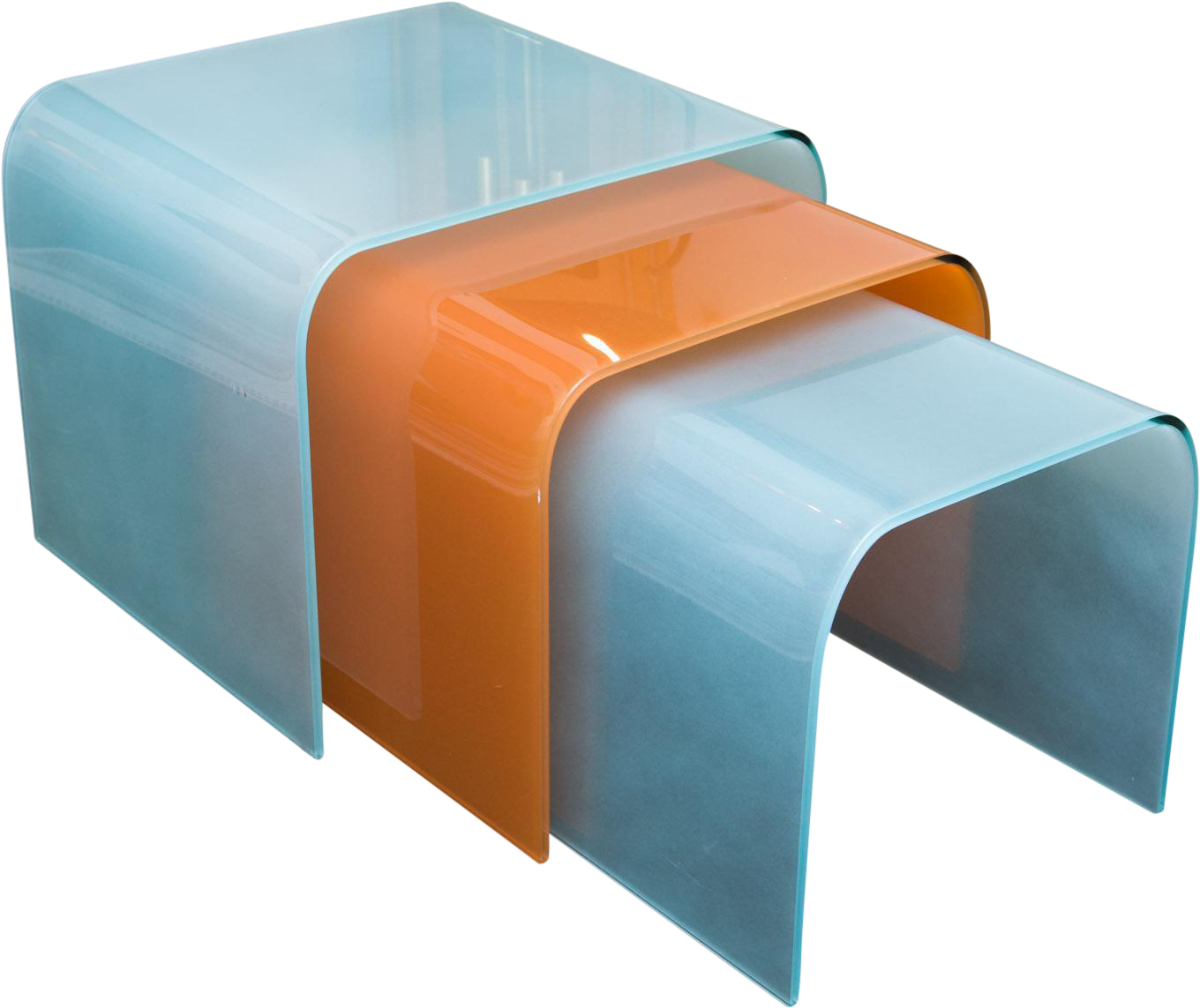 Angelo Cortesi Style Glass Waterfall Nesting Tables - Stool (1510x1269)