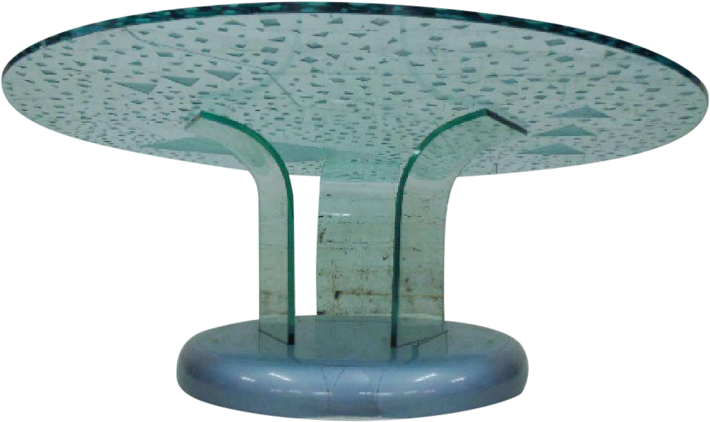 1985 Modernage Miami Postmodern Geometric Modular Glass - Coffee Table (1134x674)