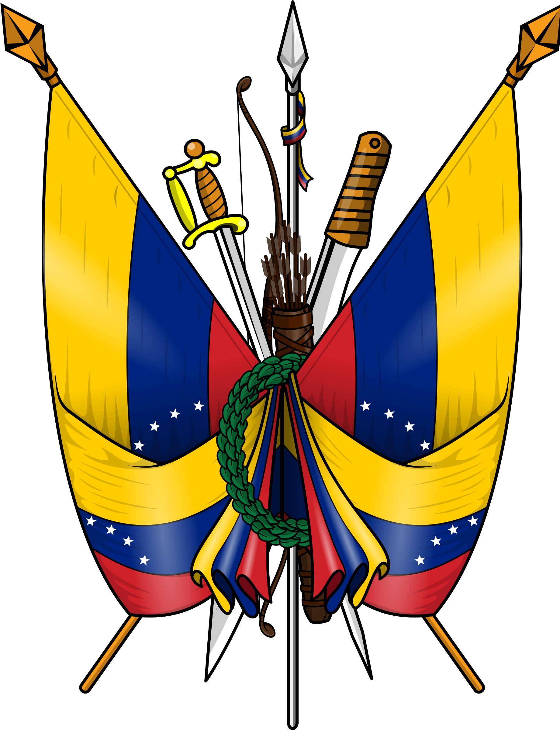 De Armas De Venezuela - Armas Del Escudo De Venezuela (1853x2400)