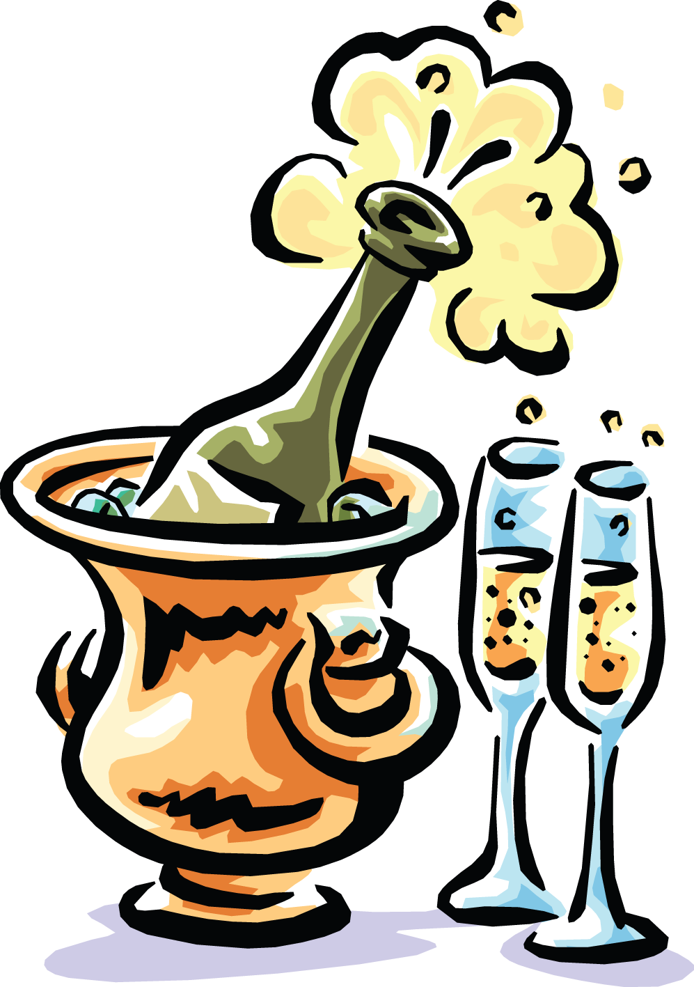 Vector Illustration Of Alcohol Beverage Champagne Bottle - Sektflasche Png (997x1417)