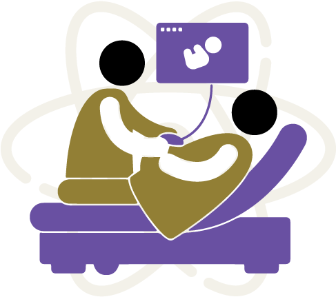 4d Ultrasound - Pregnant Check Up Icon (500x500)