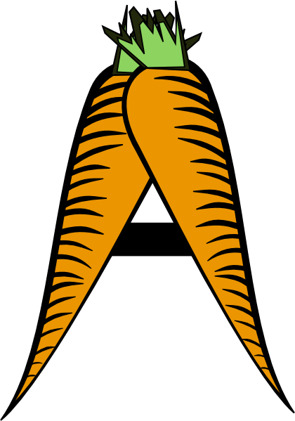 Carrot A Clip Art - Carrot (420x599)