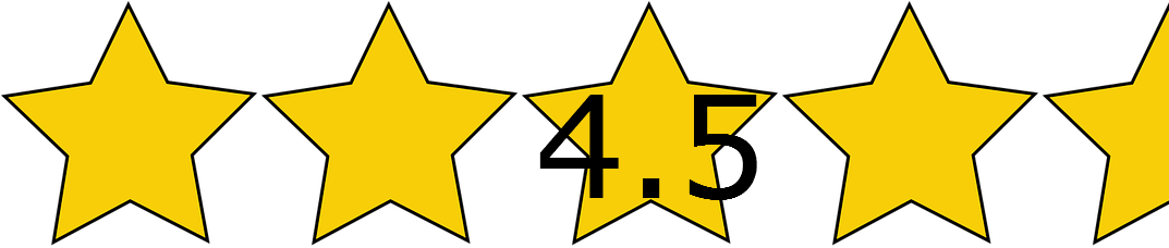 5 Out Of 5 Based On 1000 Reviews Across The World Wide - 4 Star (1072x243)