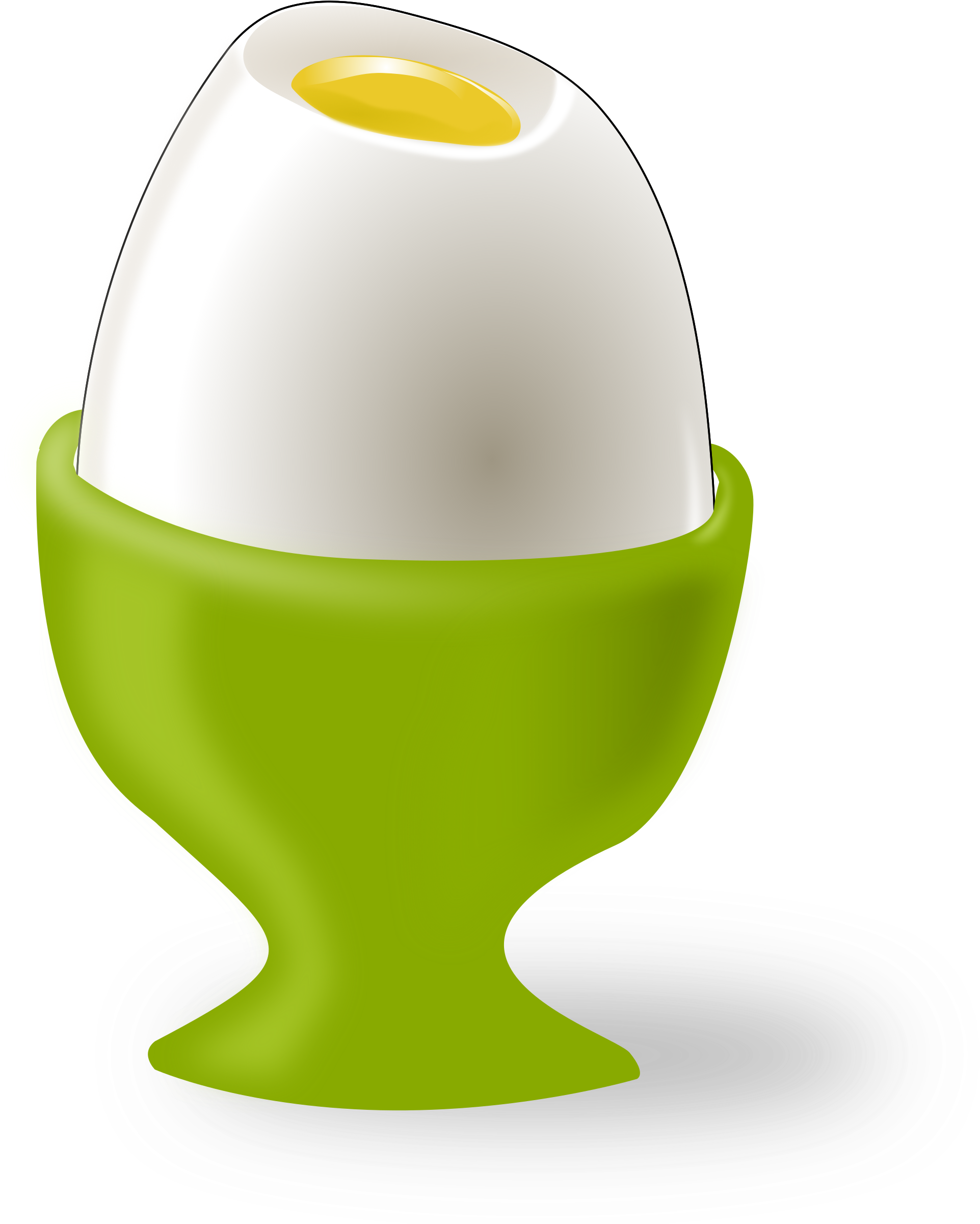 Egg In Cup Vector Clipart - Egg In Egg Cup Clipart (1947x2400)