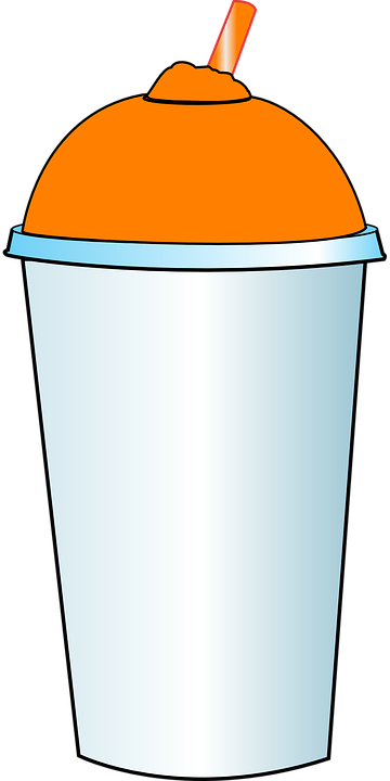 Cup Clipart Slushie - Frosty Drink Clipart (360x720)