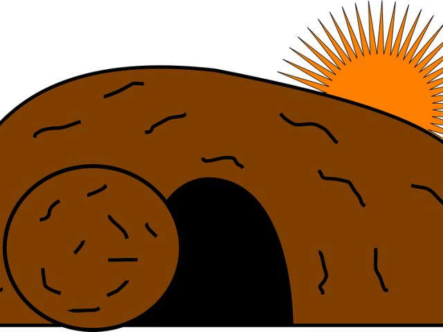 Grave Clipart Transparent - Empty Tomb Of Jesus (640x480)